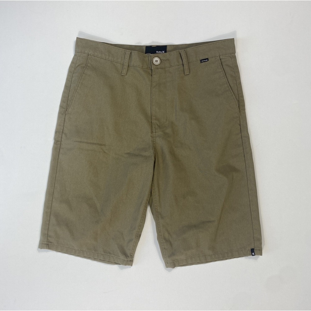 Hurley Mens 30 Casual Shorts Beige Modern Stretch Rayon Skate MW606NEWC 32x11